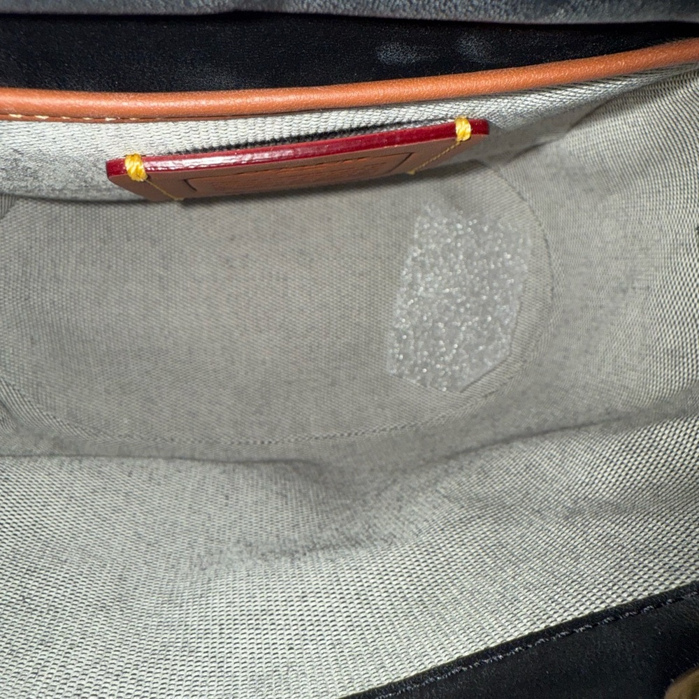 Coach Quilted Tabby Black Backpack with Gold Accents - Picture 5 of 5